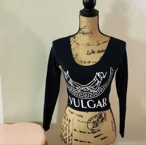 Sexy Women's Long Sleeve O-Neck Letter Print Slim